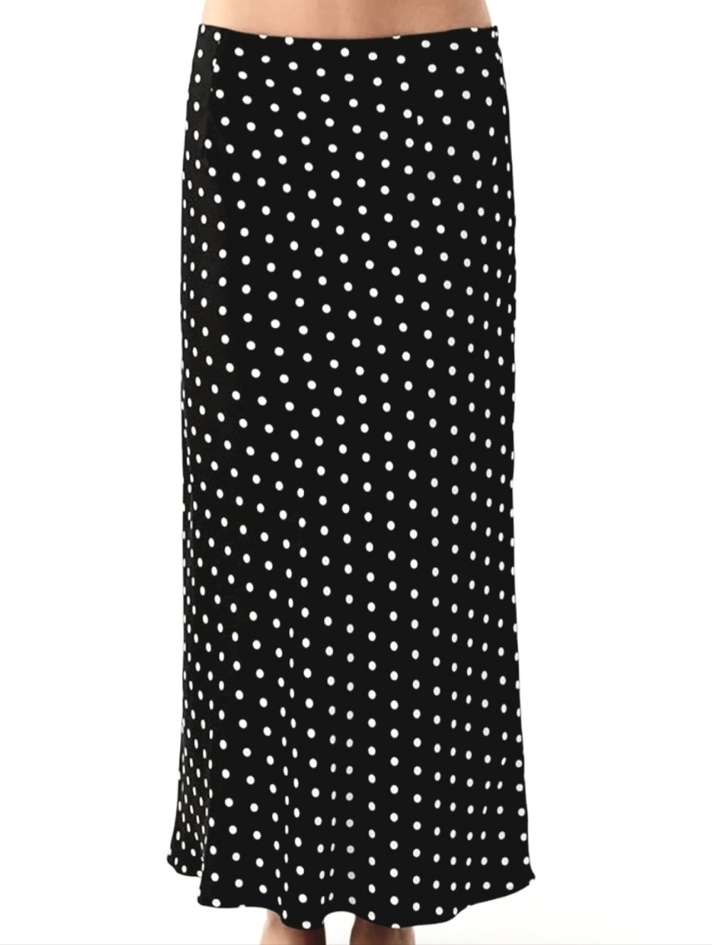 Missguided Polkadot Maxi Skirt Size S